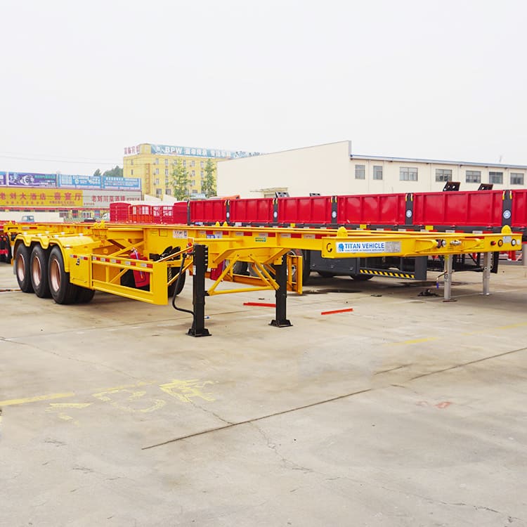 40Ft Skeleton Conainer Trailer 