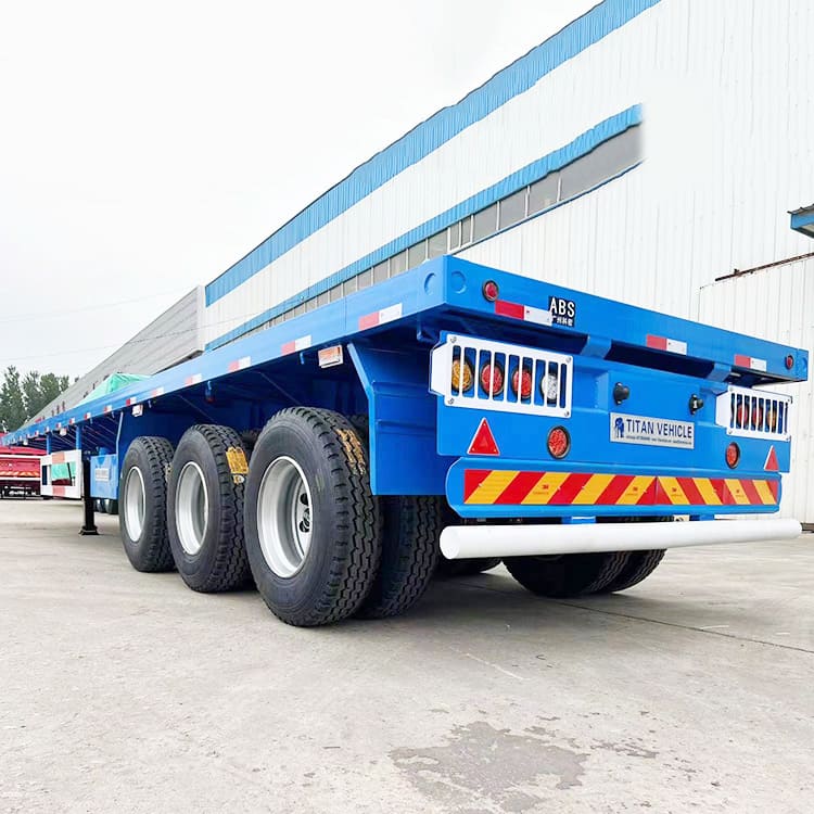 3 Axle 40 Ft Flatbed Trailer