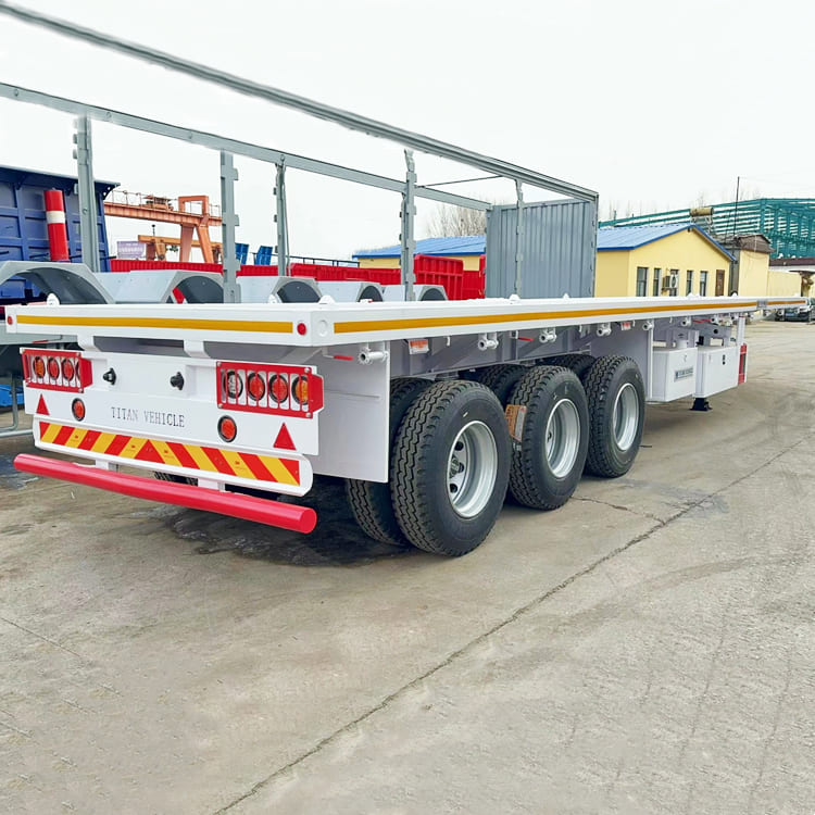 Triple Axle 40Ft Flat Trailer