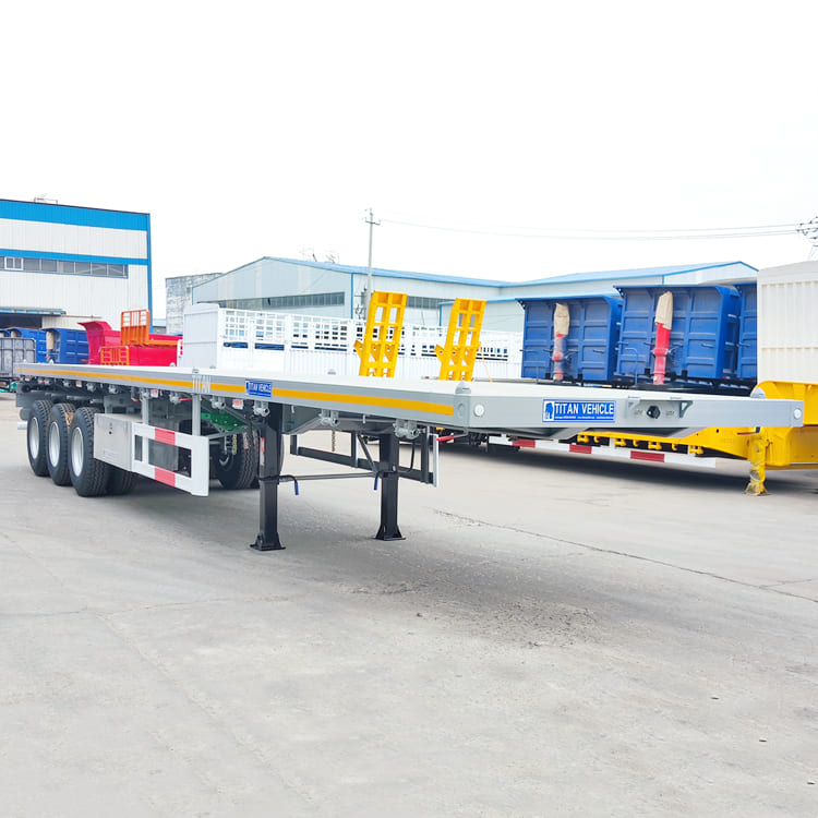 2024 40 Ft Flatbed Semi Truck Trailer 