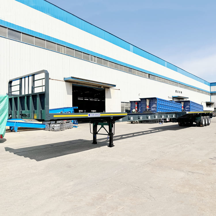 Tri Axle Extendable Flat Bed Trailer