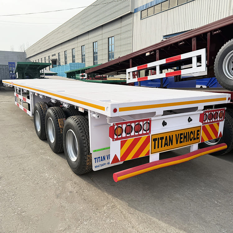 New Tri Axle Flatbed Trailer