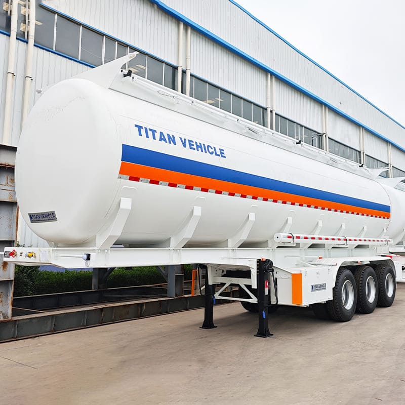 Tri Axle Crude Oil Tanker Trailer