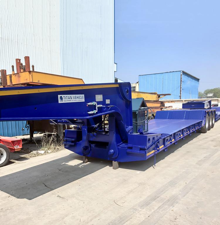 3 Axle 60 Ton RGN Lowboy Trailer