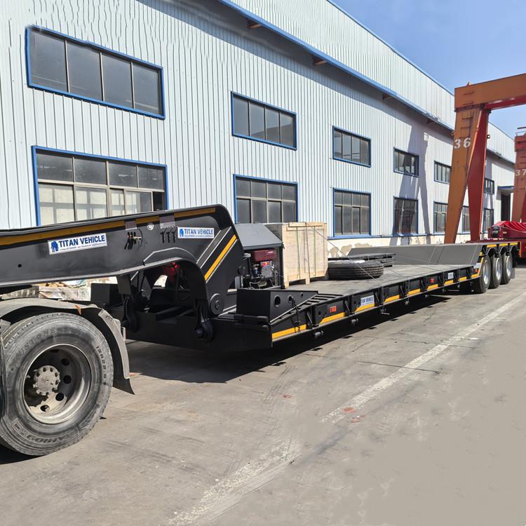 Tri Axle Detachable Gooseneck Lowboy Trailer