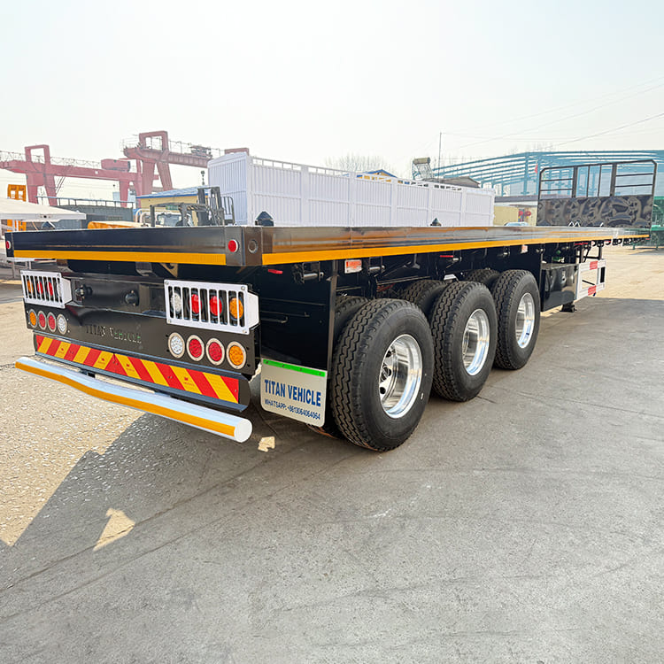 Heavy Duty Flatbed Semi Trailer