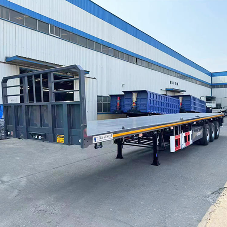 40 Ft Tri Axle Flatbed Trailer