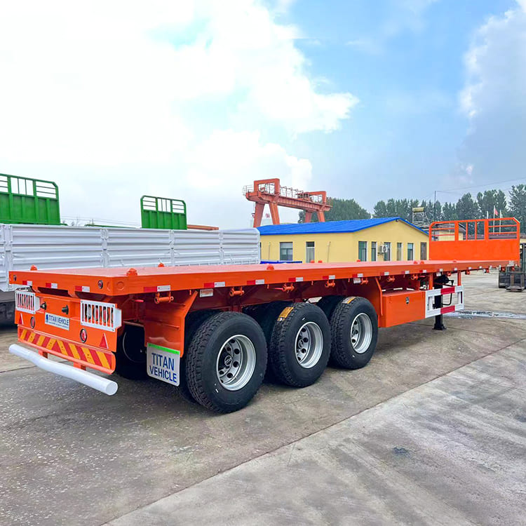 40 Foot Flatbed Tri Axle Trailer