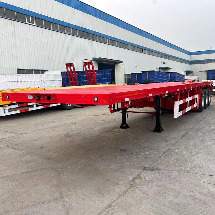 40 Flatbed Container Carrier Trailer
