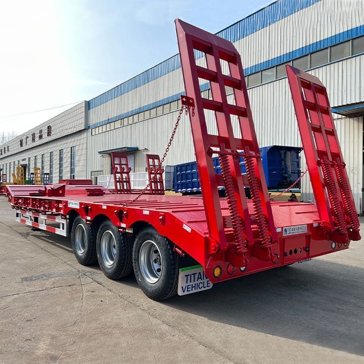 120 Ton Low Bed Trailer Truck
