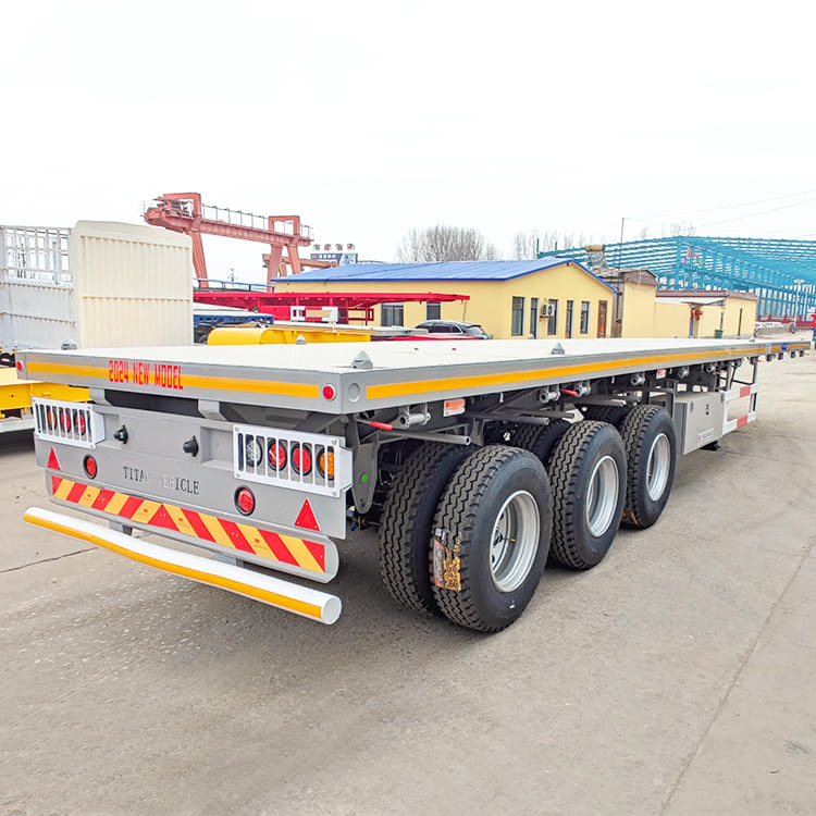 Tri Axle 40Ft Flatbed Trailer