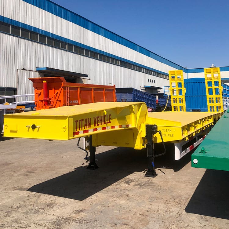 40 Feet 3 Axle Low Bed Trailer
