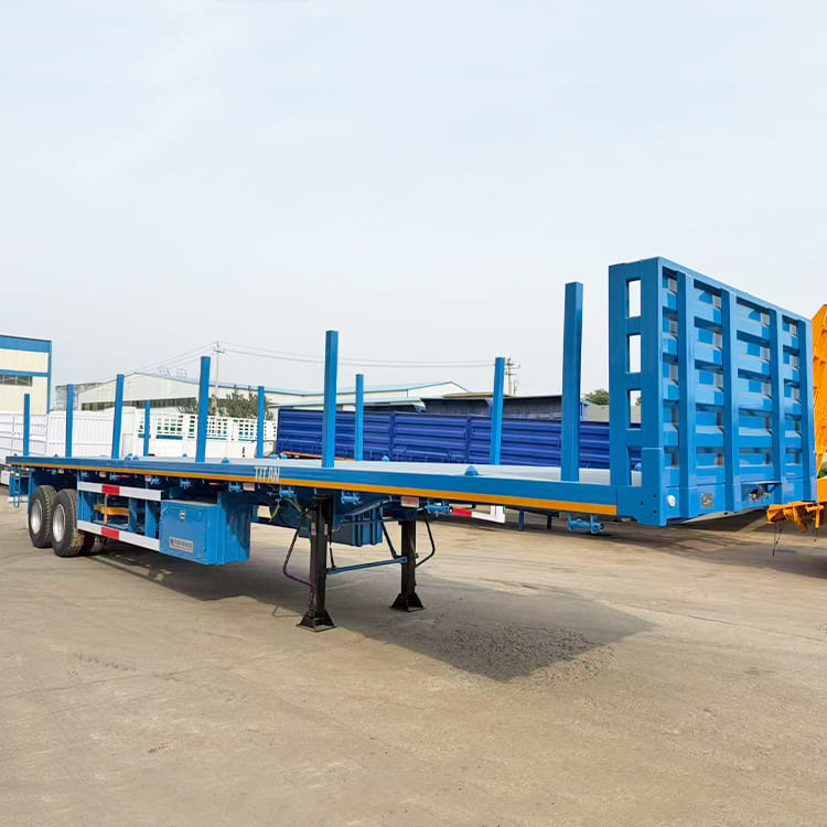 2 Axle 40 Ft Flatbed Trailer 
