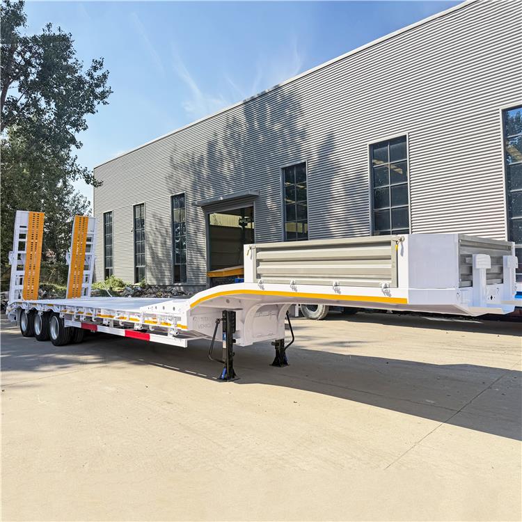 3 Axle 40 Ton Equal Width Gooseneck Low Bed Trailer