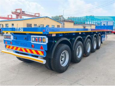 5 Axle Flatbed Truck Trailer