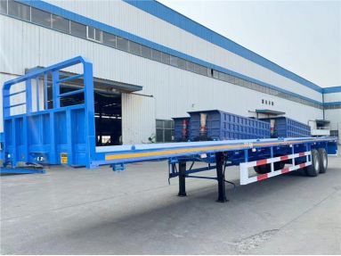 2 Axle 40 Feet Flatbed Container Trailer