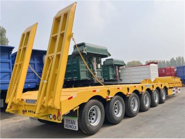 6 Axle Low Loader Drop Deck Semi Trailer