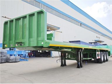 3 Axle Flatbed Platform Semi Trailer