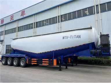 4 Axle 50CBM Bulk Cement Tankers Trailer