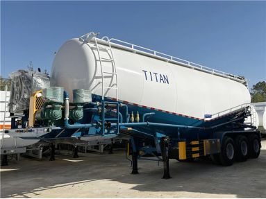 Tri Axle 60 Ton Cement Bulker Truck Trailer