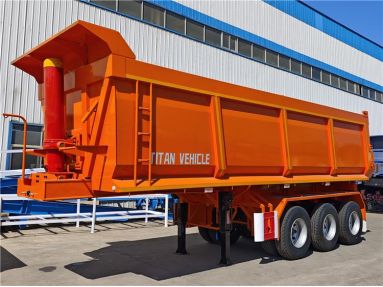 Hydraulic 60 Ton Semi Tipper Trailer