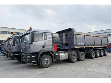 Tri Axle Rock End Dump Trailers