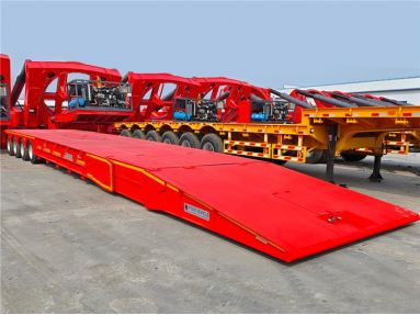 4 Axle Folding Gooseneck Trailer
