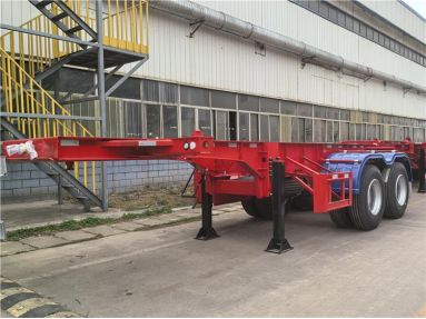 2 Axle 20ft Container Chassis Trailer