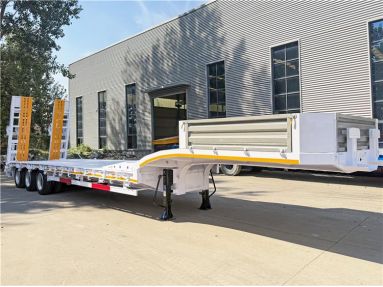 3 Axle 40 Ton Full Width Gooseneck Low Bed Trailer