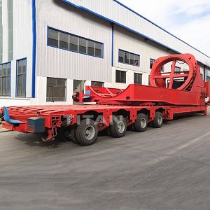 Windmill Trailer with Rotor Blade Adapter