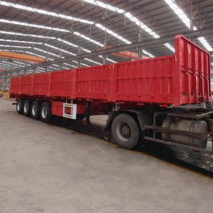 4 Axle Drop Side Trailer