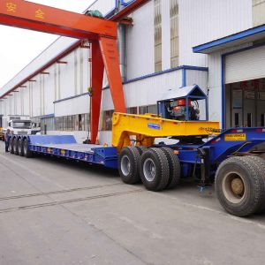 4 Axle Lowboy Gooseneck Trailer