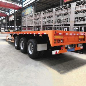 Tri Axle 40 Foot Flatbed Semi Trailer
