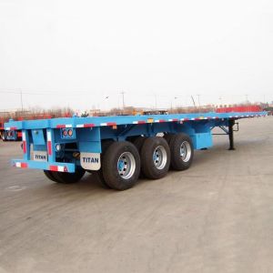 Tri Axle 40 Foot Flatbed Semi Trailer