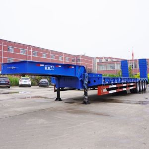 4 Axle Hydraulic Low Bed Trailer 