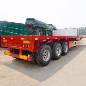 3 Axle Semi Flatbed Trailer with Air Suspension