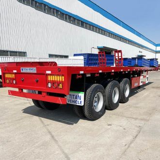 40 Foot 3 Axle Flatbed Trailers for Sale