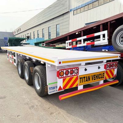 40 Foot Heavy Duty Semi Flatbed Trailer