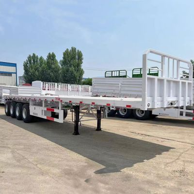 4 Axle Flatbed Semi Trailer