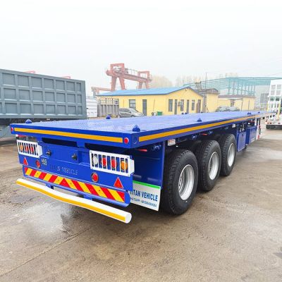 Titan 40 Ft Tri Axle Flatbed Trailer