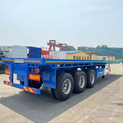 40 Feet 3 Axle Flatbed Trailer