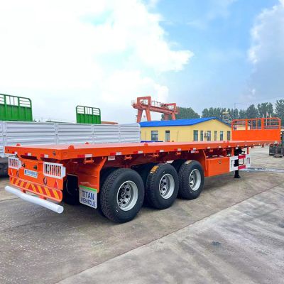 40 Foot Flatbed Tri Axle Trailer