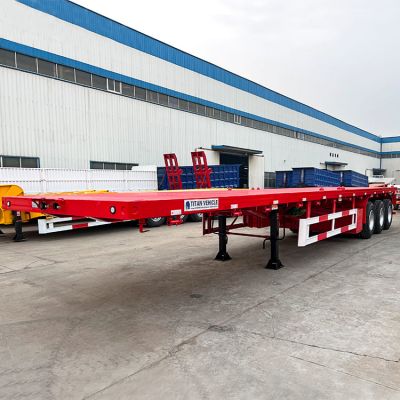 40 Foot Semi Truck Flatbed Trailer