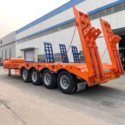 4 Axle 100T Lowbed Truck