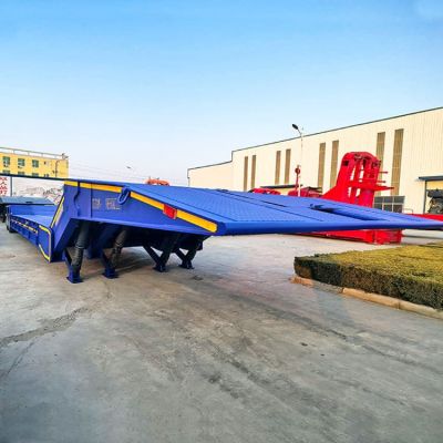 120T Folding Gooseneck Trailer