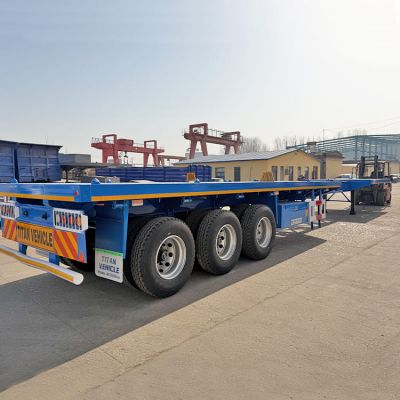 3 Axle Extendable Flatbed Trailer