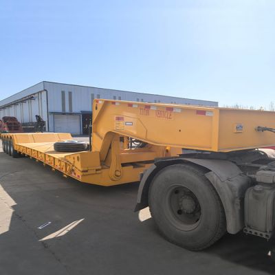 100 Ton 4 Axle Lowboy Trailer