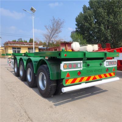 4 Axle 40ft ISO chassis Container Trailer