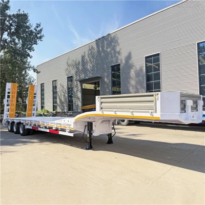 3 Axle 40 Ton Equal Width Gooseneck Low Bed Trailer
