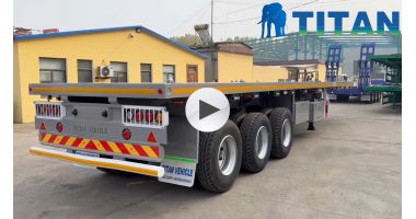 3 Axle Flatbed Trailer for Sale